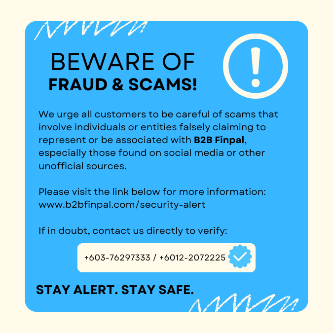 Beware of fraud and scams